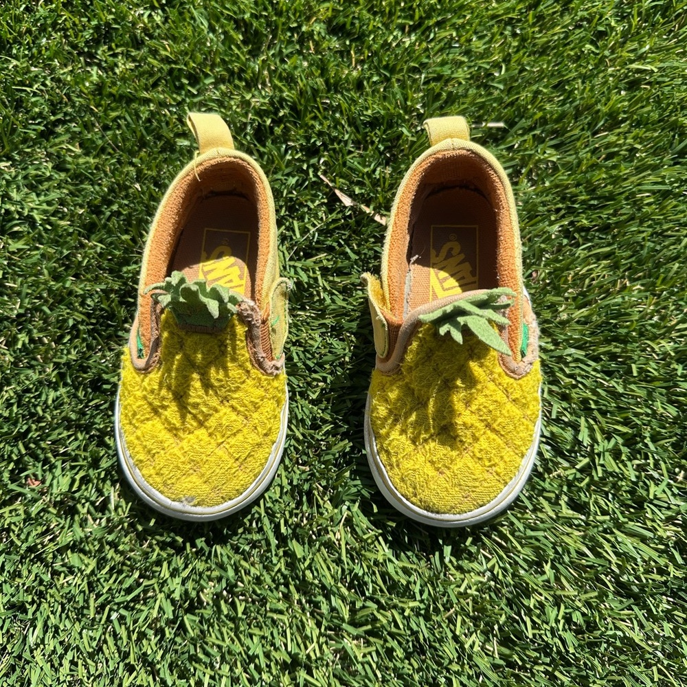 Vans Kids Yellow Pineapple Shoes